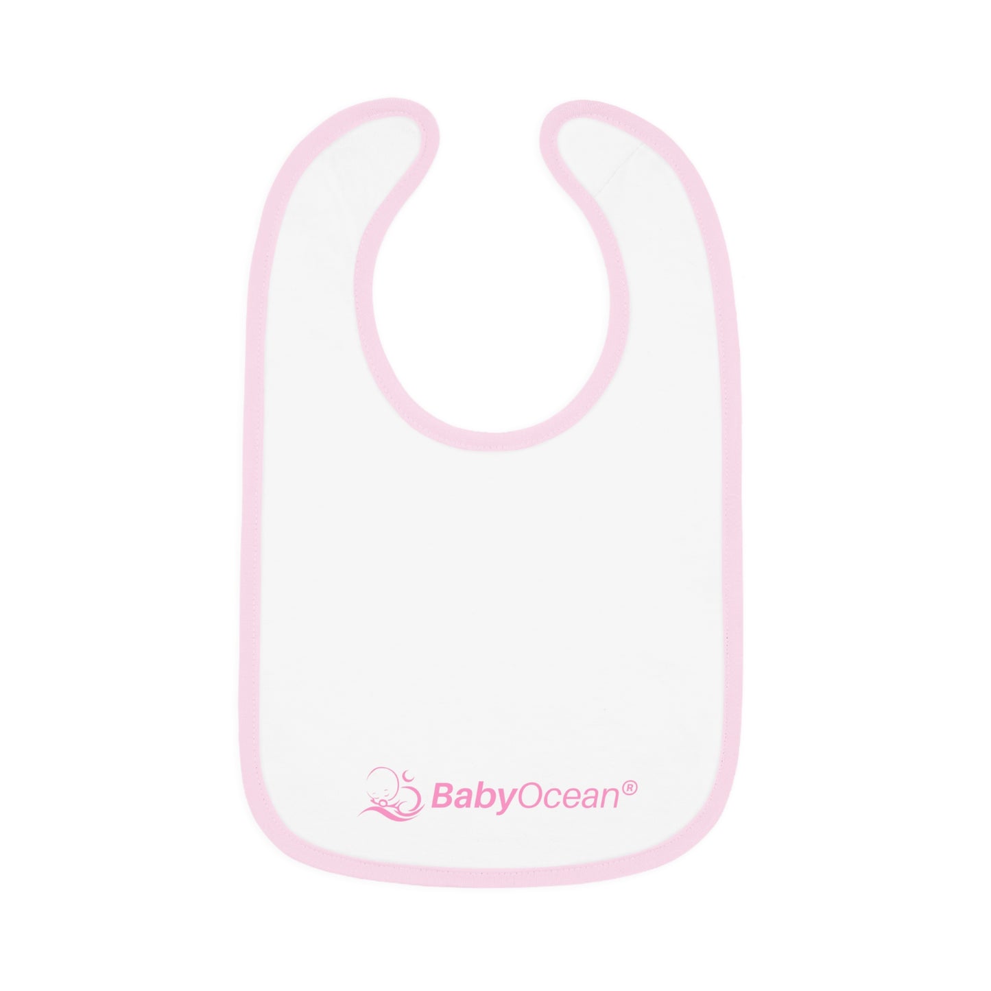 Bavaglino Neonato con Bordo a Contrasto – Morbido e Pratico