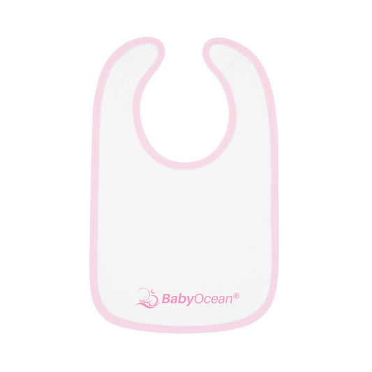 Bavaglino Neonato con Bordo a Contrasto – Morbido e Pratico