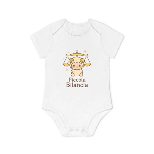 Body 100% cotone biologico - Bilancia collezione "Stelle dello zodiaco"