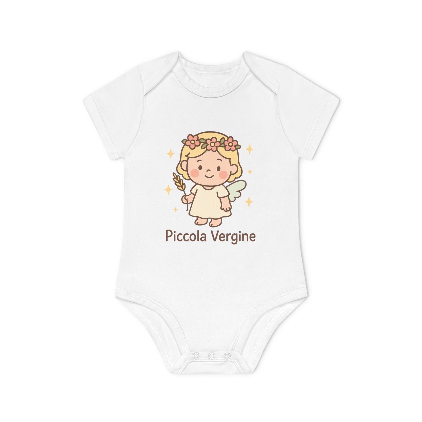 Body 100% cotone biologico - Vergine collezione "Stelle dello zodiaco"