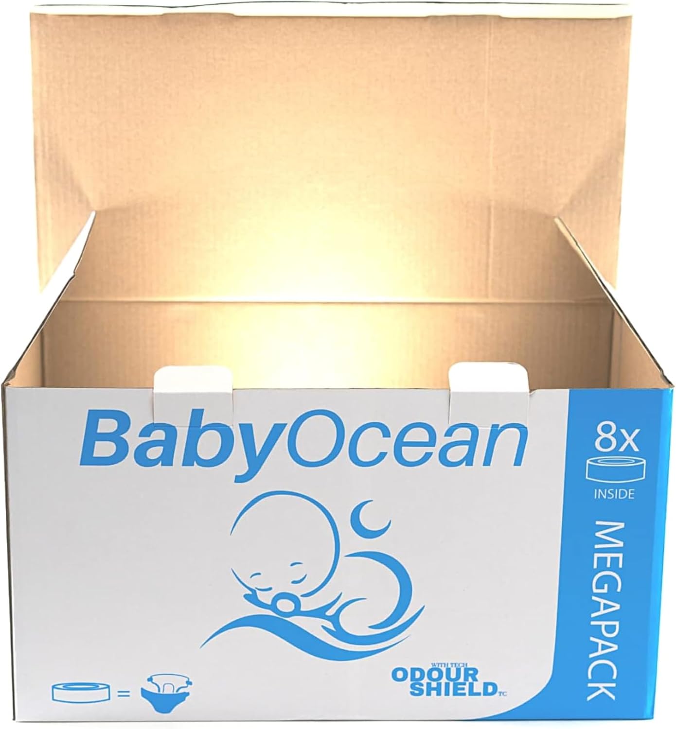 BabyOcean - 4 Ricariche compatibili per mangiapannolini maialino Angelcare