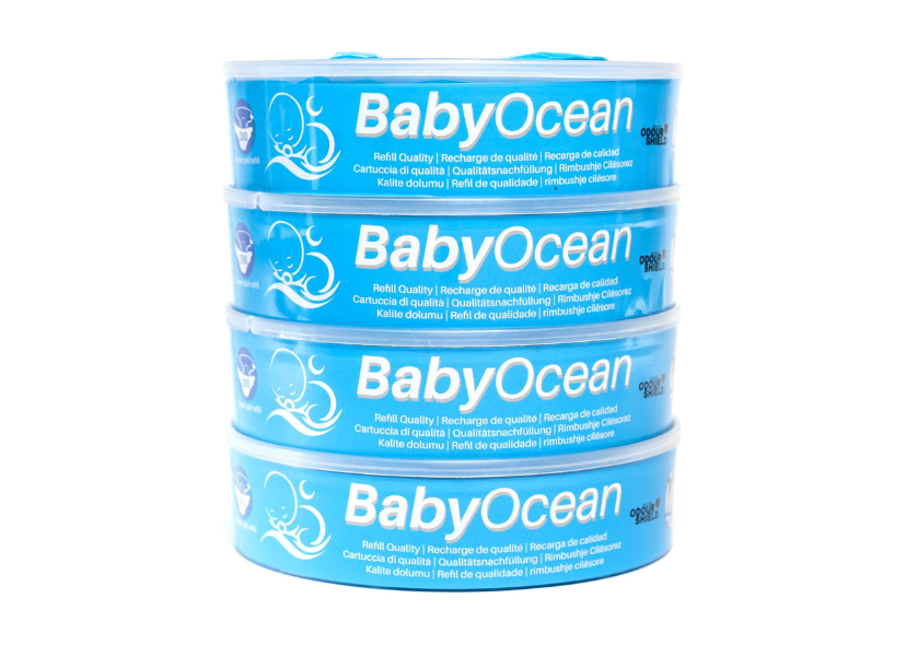 BabyOcean - 4 Ricariche compatibili per mangiapannolini maialino Angelcare