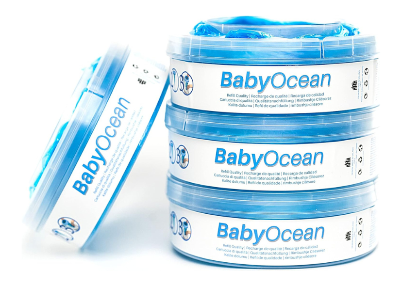 BabyOcean - Nuova ricarica per sistema di smaltimento pannolini Tommee Tippee compatibile con il Sangenic TEC.